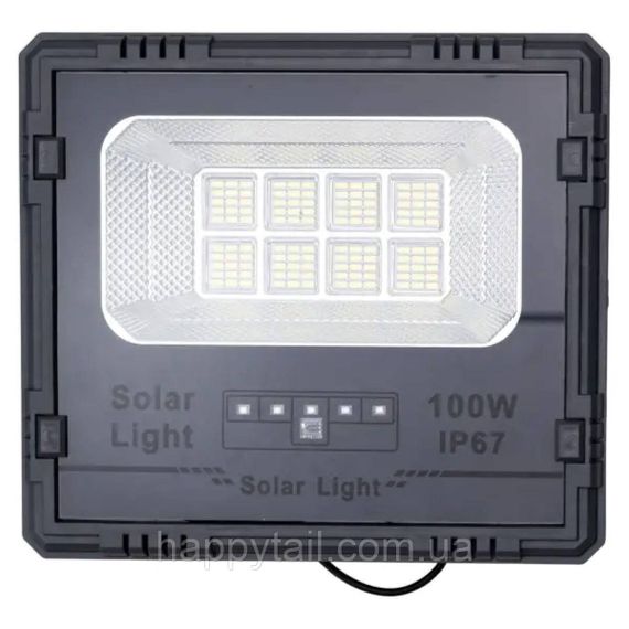 Уличный LED фонарь на солнечных батареях 100 Вт 120 LED прожектор с солнечной панелью HP-5-60 | Зображення 9