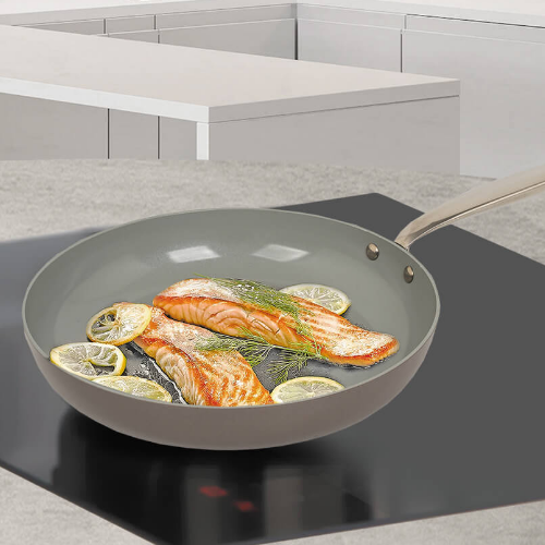 MR-1209-20 Сковор.Maestro Ceramic руч.нерж.ст,інд.дно | Зображення 4