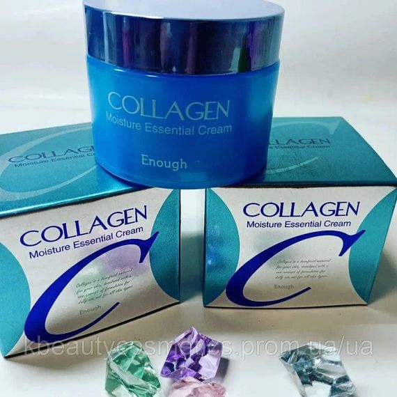 ЗВОЛОЖУЮЧИЙ КРЕМ ДЛЯ ОБЛИЧЧЯ ENOUGH COLLAGEN З КОЛАГЕНОМ 50 МЛ | Зображення 2