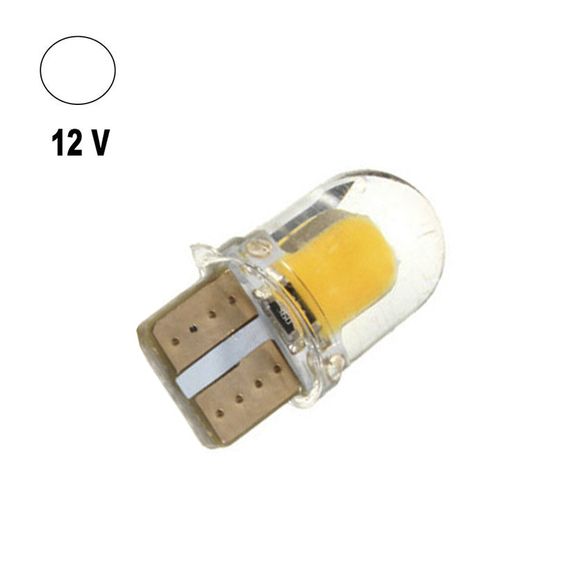 Автолампа Terra T10 / W5W, цоколь W2.1x9.5d, COBx2, силикон, линза, 12V | Зображення 1