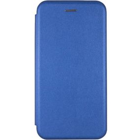 Кожаный чехол-книжка Classy для Motorola Edge 50 Fusion Синий