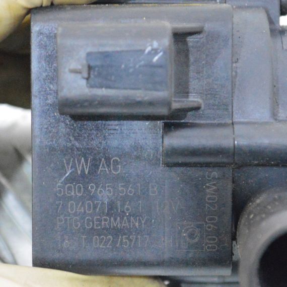 Водяний насос 1.6-2.0 Audi A1 A3 A4 A5 A6 Q2 Q3 Q5 TT 2007-2025 Помпа водяна Ауді А1 А3 А4 А5 А6 Ку2 Ку3 Ку5 ТТ 5Q0965561B | Зображення 3