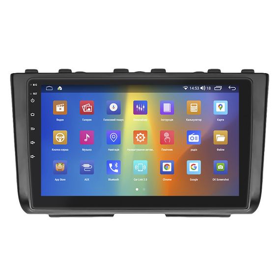 Штатная магнитола Lesko для Hyundai Creta II 2021-н.в. экран 9" 2/32Gb CarPlay 4G Wi-Fi GPS Prime | Зображення 1