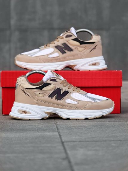 Літні кросівки New Balance колір бежевий/білий | Зображення 4