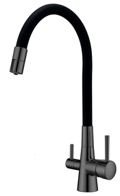 Кухонний змішувач Fabiano FKM 3126 SS Flex Nano Graphite 8231.401.1710
