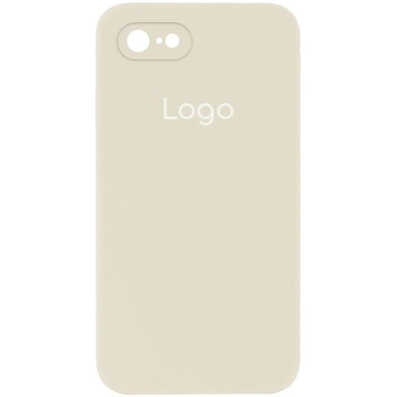 Чохол Silicone Case Square з повним захистом камери для iPhone 7/8/SE 2020 Колір 55.Pine Зелений | Зображення 3