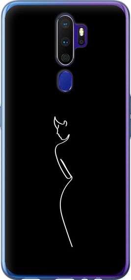 Чехол на Oppo A9 2020 Силуэт1 "4590u-1865-17620"