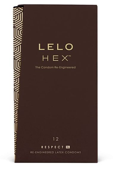 Презервативы LELO HEX Condoms Respect XL 12 Pack