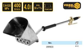 Ковш пневматичний для штукатурки 4 л продуктивнсть 50 м²/год VOREL-09903