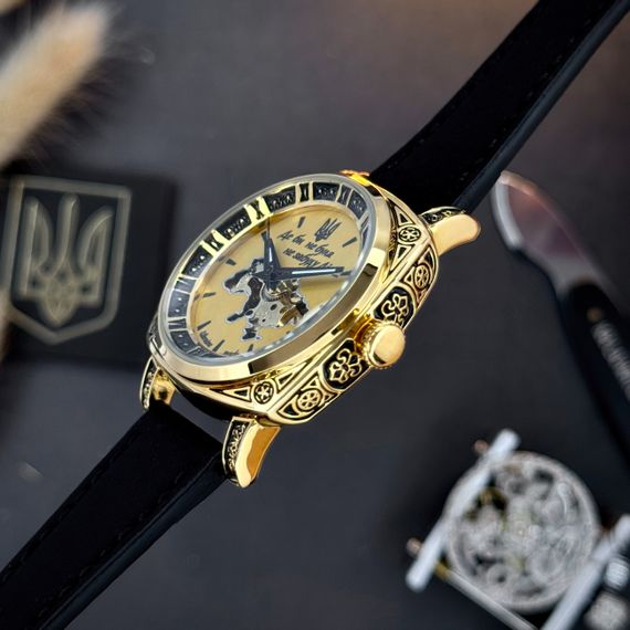 Жіночий годинник Awarder 021 Де би не була Gold-Gold-Black | Зображення 6