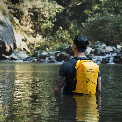 Гермомешок Naturehike -рюкзак NH21FSB04 20л жовтий (6927595788196) | Зображення 3