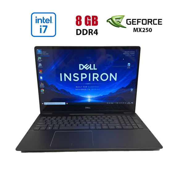 Ноутбук Б-клас Dell Inspiron 7591 2n1 / 15.6'' (3840x2160) IPS Touch / Intel Core i7-10510U (4 (8) ядер по 1.8 - 4.9 GHz) / 8 GB DDR4 / 256 GB SSD / nVidia GeForce MX250, 2 GB GDDR5, 64-bit / WebCam б/в