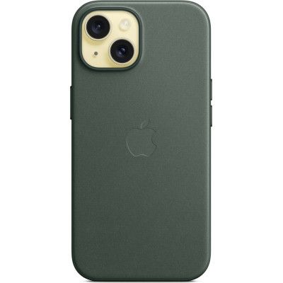 Чехол для мобильного телефона Apple iPhone 15 FineWoven Case with MagSafe Evergreen (MT3J3ZM/A) | Зображення 2
