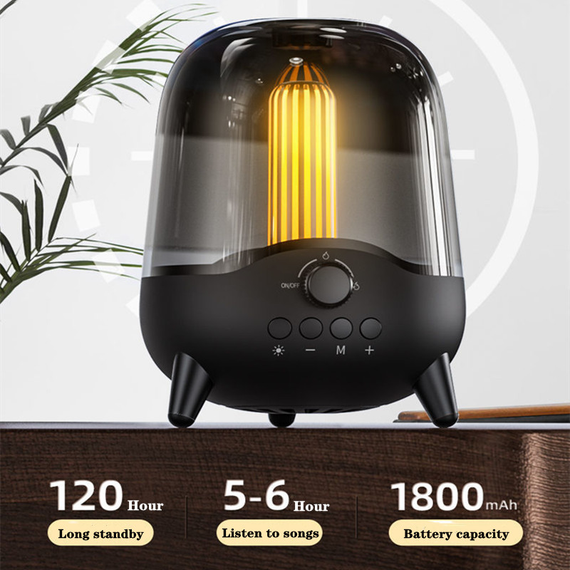 Бездротовий Bluetooth-динамік SV з підсвічуванням 110*148mm Чорний (sv2283) | Зображення 4