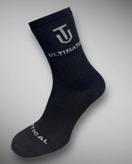Носки ULTIMATUM Tactical высокие Черные,трекинговые летние мужские носки под берцы 43-46 | Зображення 1