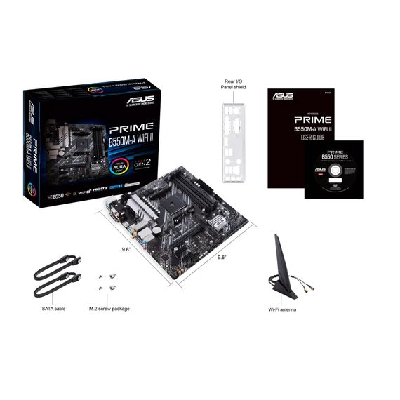 Материнська плата ASUS PRIME B550M-A WIFI II | Зображення 6