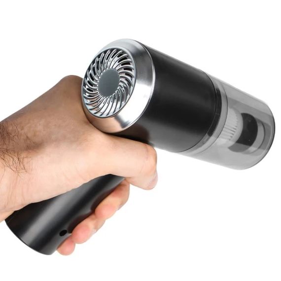 Міні пилосос для чищення автомобіля, Ручний пилосос в машину   знижка | Зображення 4