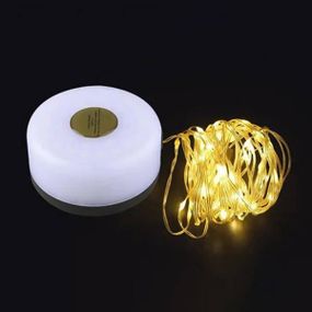 Ліхтар кемпінговий акумуляторний з гірляндою 8м