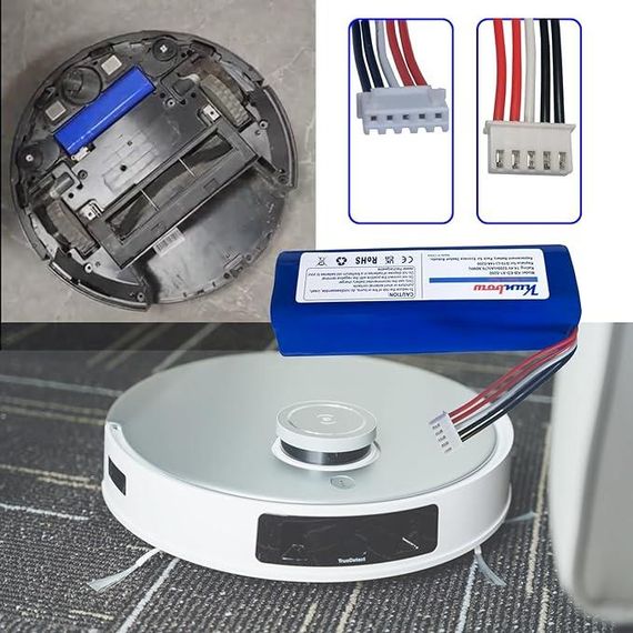 Змінний акумулятор Kunbow KB-ED-X1-5200 14,4 В/5200 мАг для робот-пилосмока Ecovacs Deebot Ozmo. | Зображення 5