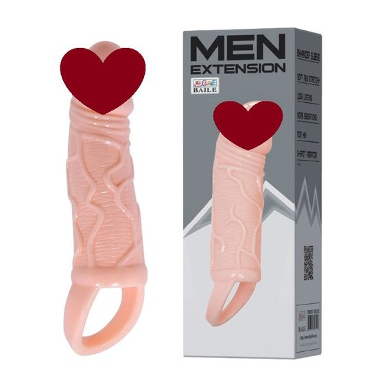Насадка-презерватив "Men extension" BI-026210 sexstyle