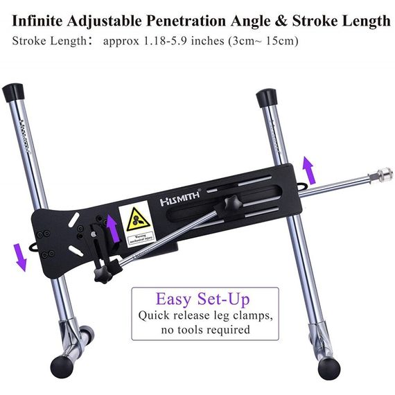 Смарт секс-машина Hismith AK-01-Black Sex Machine APP з фалоімітатором | Зображення 2