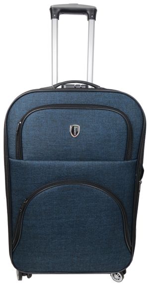 Середня тканинна валіза на колесах 67L Gedox, Туреччина синій