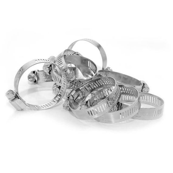 Хомут сталевий оцинкований 12,7 мм, D 27-51 мм INTERTOOL TC-0127 | Зображення 1