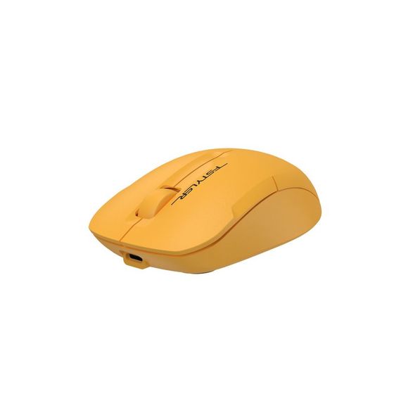 Миша бездротова A4Tech Fstyler FG15CS Air2 (Yellow),  USB, колір жовтий | Зображення 1