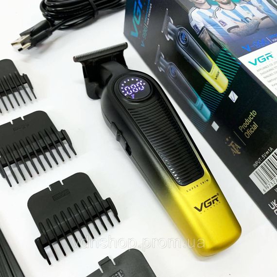 Стильная машинка для стрижки, Электронная машинка для стрижки волос электрическая UO-97 | Зображення 1