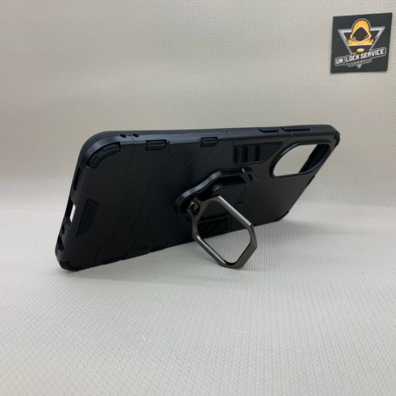 Чохол протиударний накладка Oppo A78 Ring Magnet з кільцем Чорний | Зображення 2