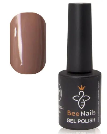 Гель-лак для нігтів Bee Nails 102 (мигдальне печиво) 8мл | Зображення 1