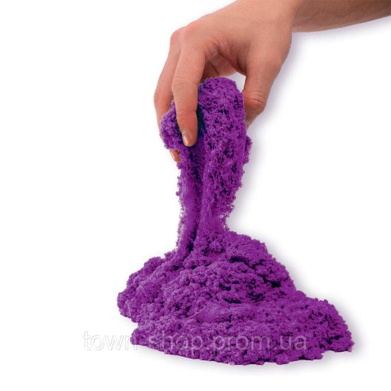 Песок для детского творчества - KINETIC SAND COLOUR (фиолетовый, 907 g) | Зображення 2