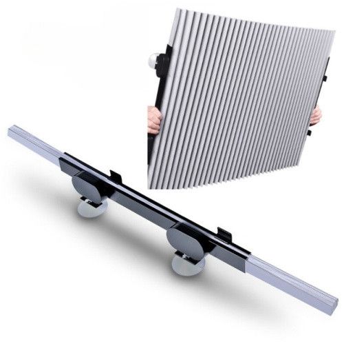 Шторка-жалюзи солнцезащитная 155х70см серебристая 12 Atelie