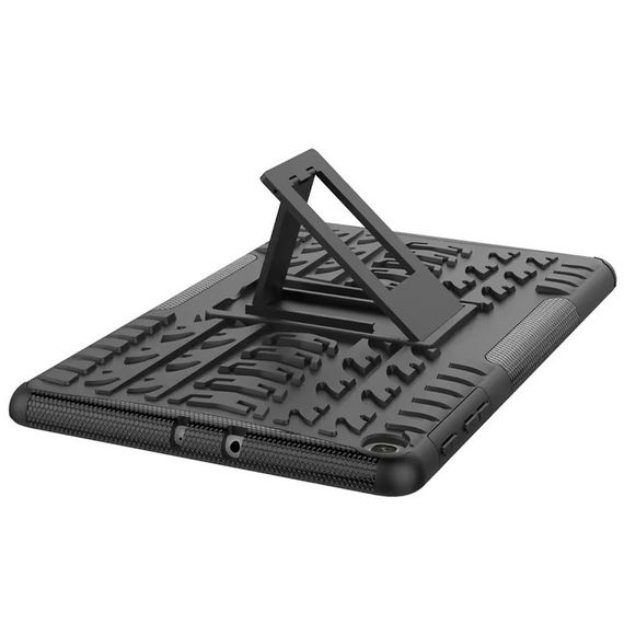 TPU+PC чехол Protector Stand для Samsung Galaxy Tab A7 Lite 8.7 (SM-T220) Black | Зображення 2