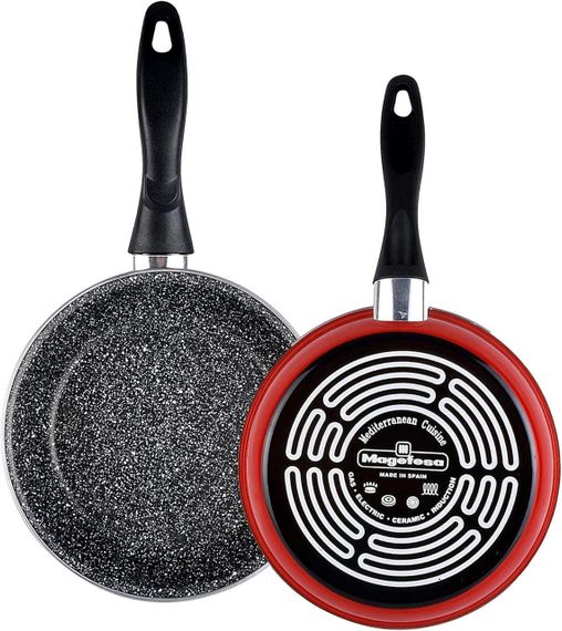 Сковорода антипригарна Vitrinor K2 Red 28 см 1105679 сталева для всіх плит | Зображення 4