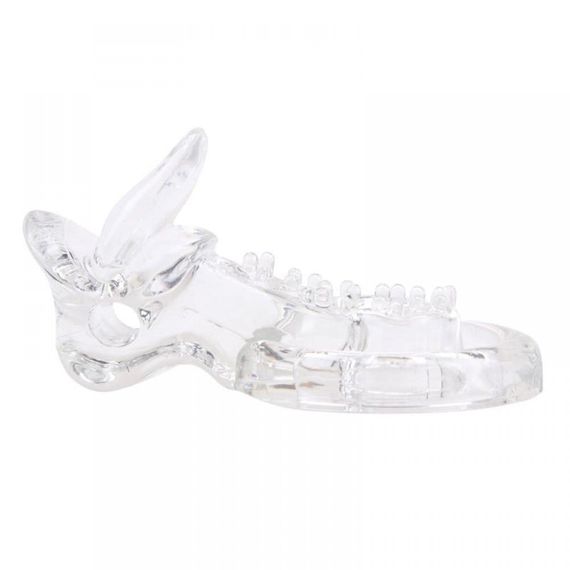 Эрекционное кольцо с вибропулей Chisa GET LOCK Vibe Cocking Прозрачное | Зображення 4