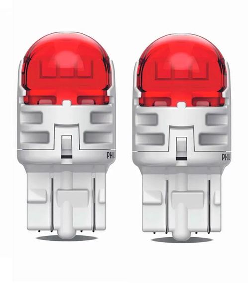 Комплект светодиодных ламп Philips 11066RU60X2 W21/5W LED Ultinon Pro6000 SI 12V 2.5/0.5 W3x16q RED