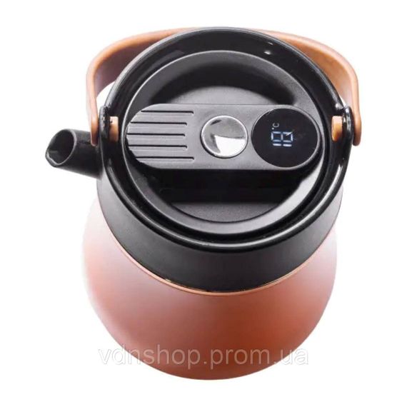 Чайник термос із датчиком температури та вакуумною ізоляцією 700 мл помаранчевий HP-14-22O | Зображення 4