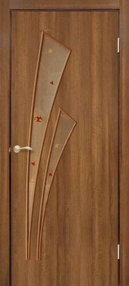 Міжкімнатні двері Оміс Тріумф СС+КР Горіх