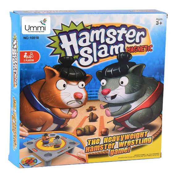 Настільна інтерактивна гра Ummi 10818 Hamster Slam Grey | Зображення 2
