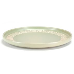Тарілка обідня Holmer Herb FP-01265-GP 26 см оливкова
