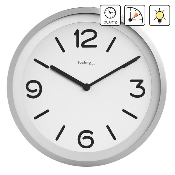 Годинник настінний Technoline WT7400 Silver (WT7400) | Зображення 1