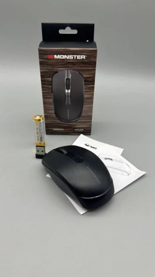 Миша бездротова MONSTER KM3PRO Black | Зображення 1