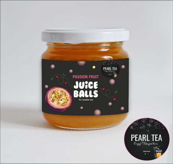 Bubble tea Перлини Маракуйя 210 г ТМ Pearl Tea