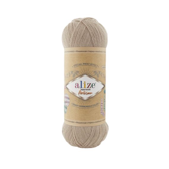 Пряжа Alize Superwash Artisan № 431  (Алізе Супервош Артісан) – 75% вовна, 25% поліамід, 100 г / 420 м