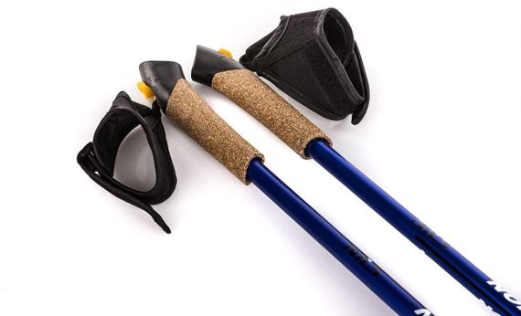 Палки для скандинавської ходьби NILS Extreme NW 607 Blue (розсувні, алюміній, 2 секції) | Зображення 3