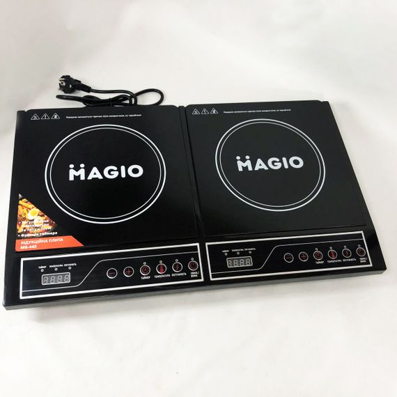 Настільна плита електрична MAGIO MG-443, Потужна настільна електроплита, Електро плита інфрачервона | Зображення 7
