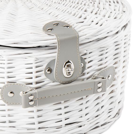 Кошик для пікніка на 2 особи White Amure 40х30х20 см | Зображення 2