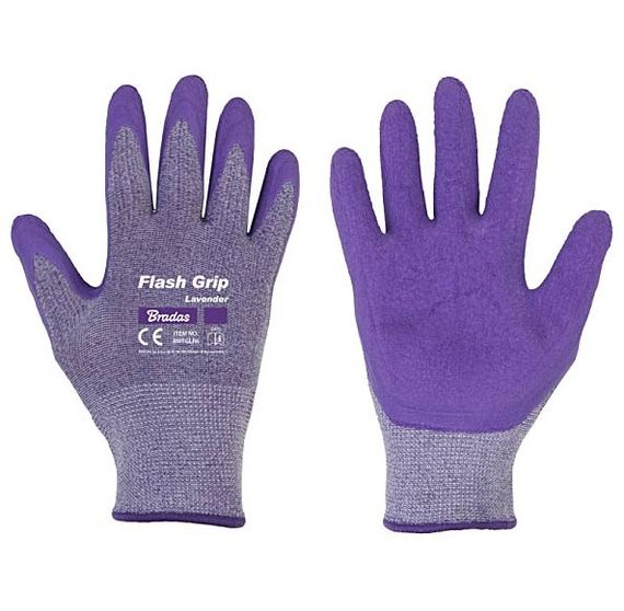 Рукавички захисні Bradas FLASH GRIP LAVENDER FULL розмір 6 RWFGLRF6