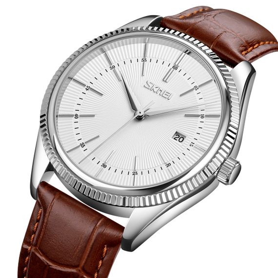 Skmei 9298SISIBN Silver Silver-Brown SALE | Зображення 1